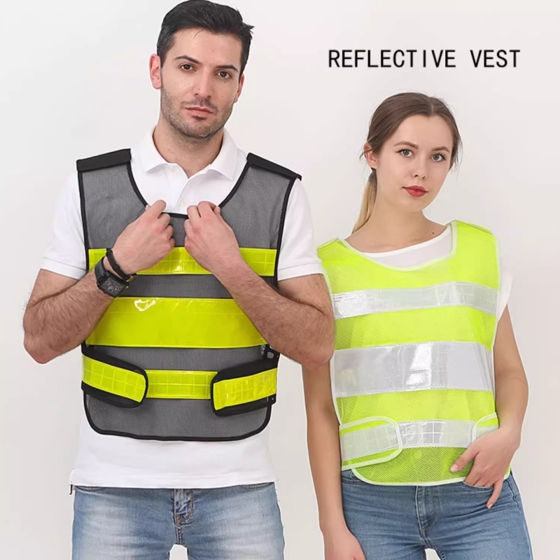 السلامة الليلية وضوح عالية شري - مراجعة Reflective Cycling Vest High Visibility وسعره