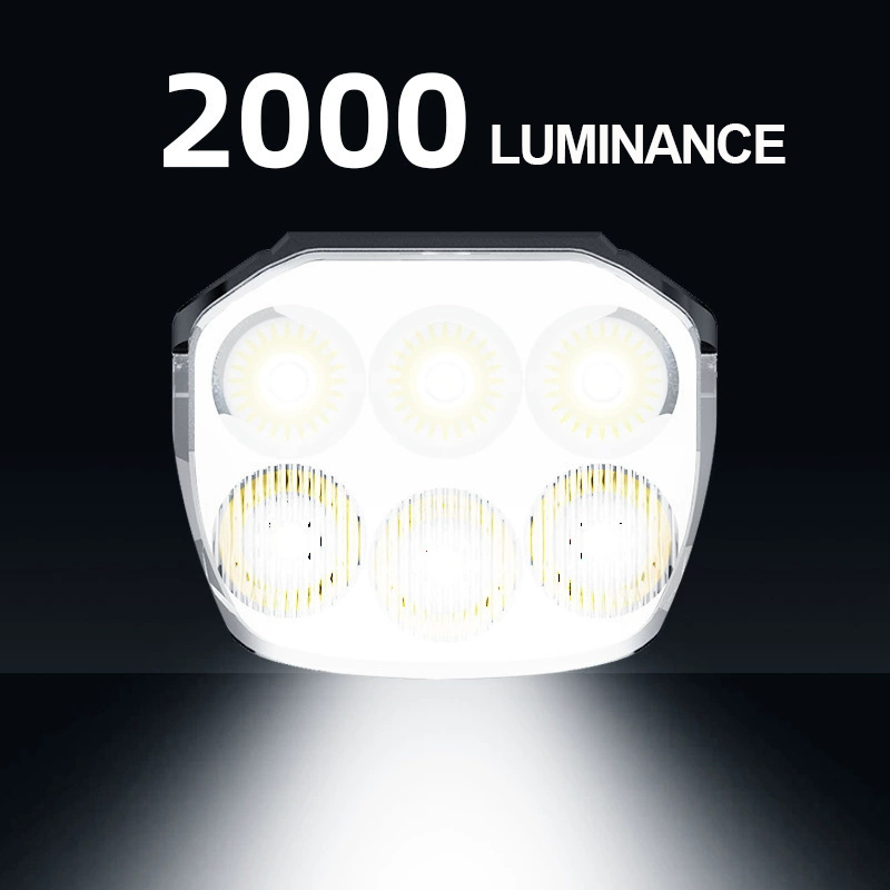 مصباح أمامي للدراجة فائق السطو - مراجعة Bike Headlight 2000 Lumens Rechargeable وسعره