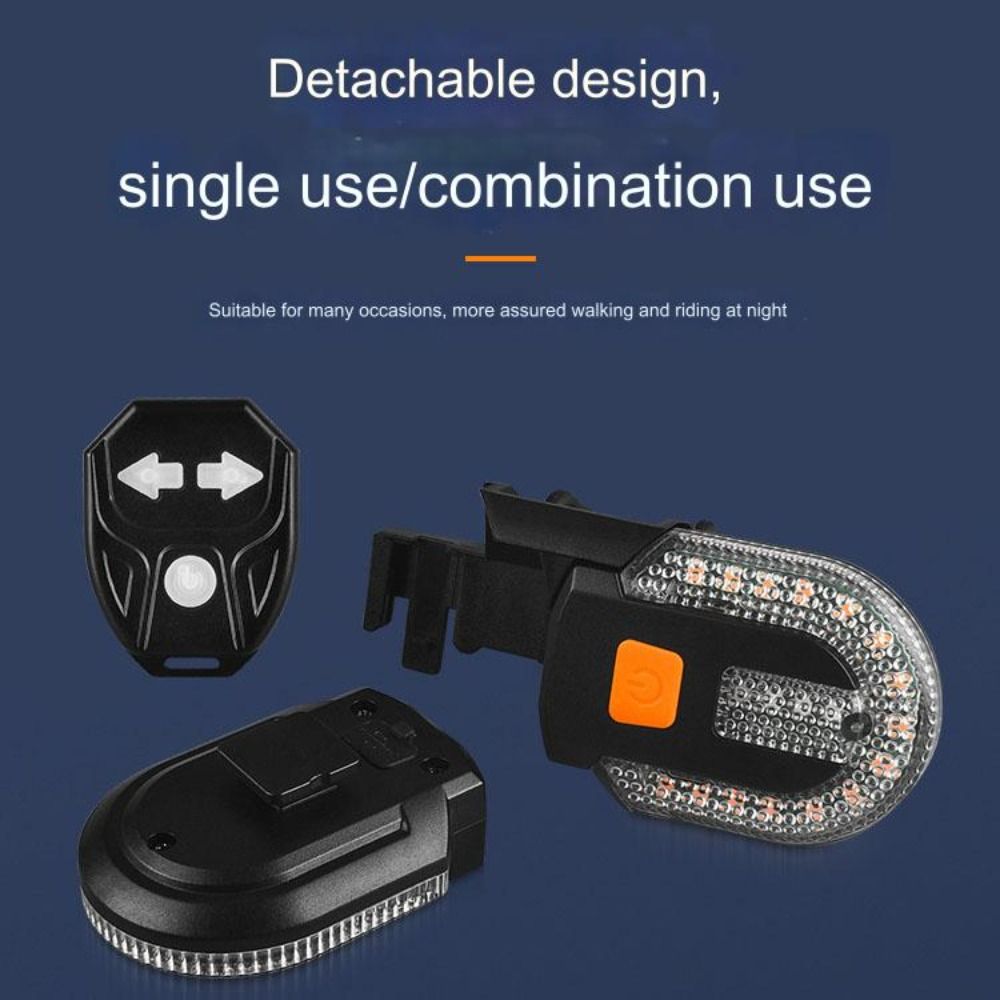 دراجة لاسلكية بدوره إشارة الضو - مراجعة Turn Signal Bike Light Wireless Remote وسعره