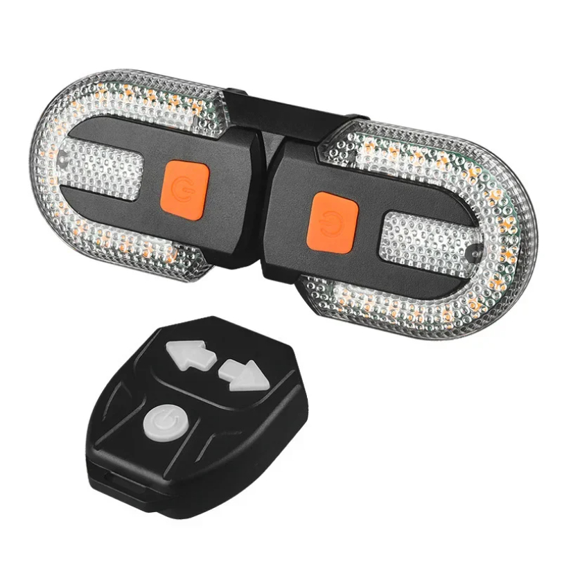 دراجة بدوره مصباح إشارة لاسلكي - مراجعة Turn Signal Bike Light Wireless Remote وسعره