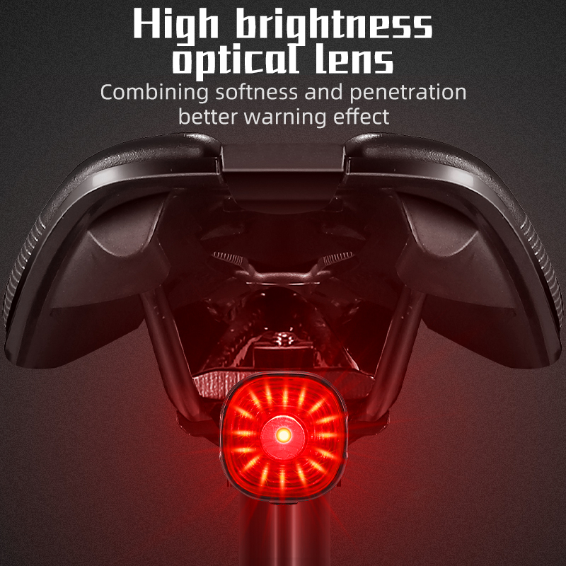 ضوء خلفي ذكي للدراجات من WEST  - مراجعة Smart Bike Brake Sensor Rear Light وسعره