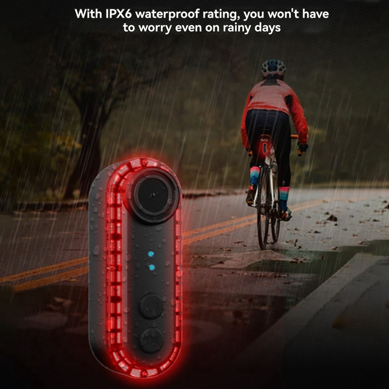 ضوء خلفي للدراجة مع كاميرا تسج - مراجعة Bike Tail Light With Camera 1080P وسعره