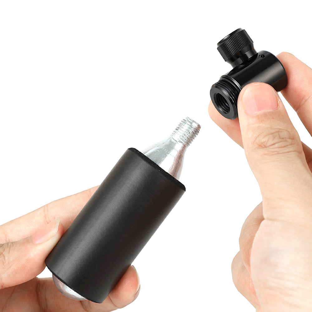 مضخة دراجات هوائية تعمل بغاز ث - مراجعة Co2 Tire Inflator Bike Repair وسعره
