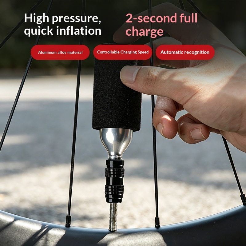 مضخة هواء للدراجات مع طقم إصلا - مراجعة Co2 Tire Inflator Bike Repair وسعره