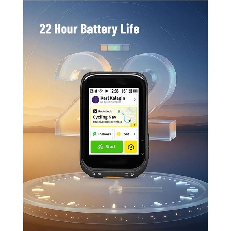 كمبيوتر دراجة ذكي بشاشة ملونة  - مراجعة Cycling Computer Gps Wireless Color Screen وسعره