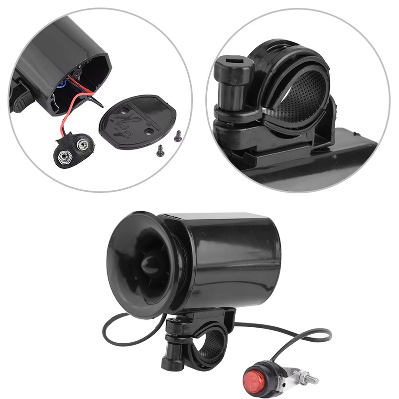 جرس إلكتروني لمقود الدراجة، جر - مراجعة Bike Bell Electronic Loud Horn وسعره