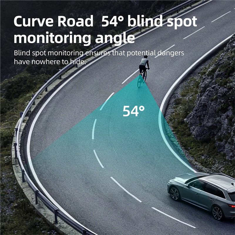 مصباح خلفي للدراجة HOTB72A LA1 - مراجعة Cycling Radar Tail Light Rear Warning وسعره