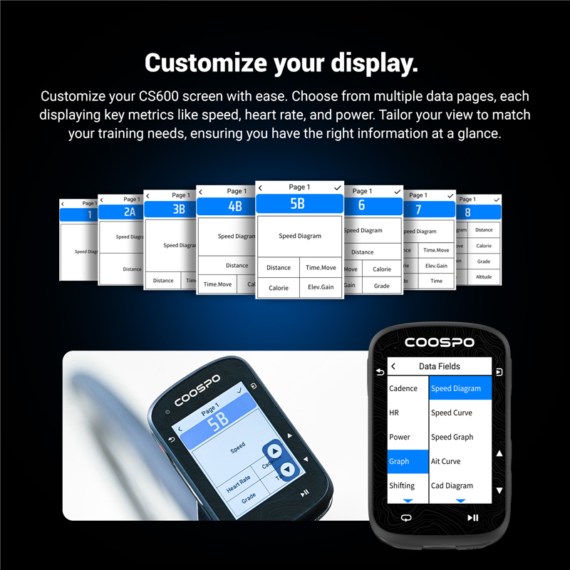 جديد COOSPO CS600 شاشة تعمل با - مراجعة Cycling Computer Gps Wireless Color Screen وسعره