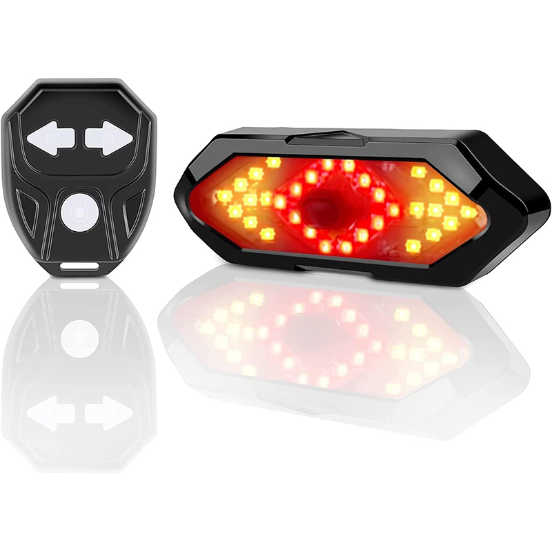ضوء خلفي للدراجة يعمل بالتحكم  - مراجعة Turn Signal Bike Light Wireless Remote وسعره