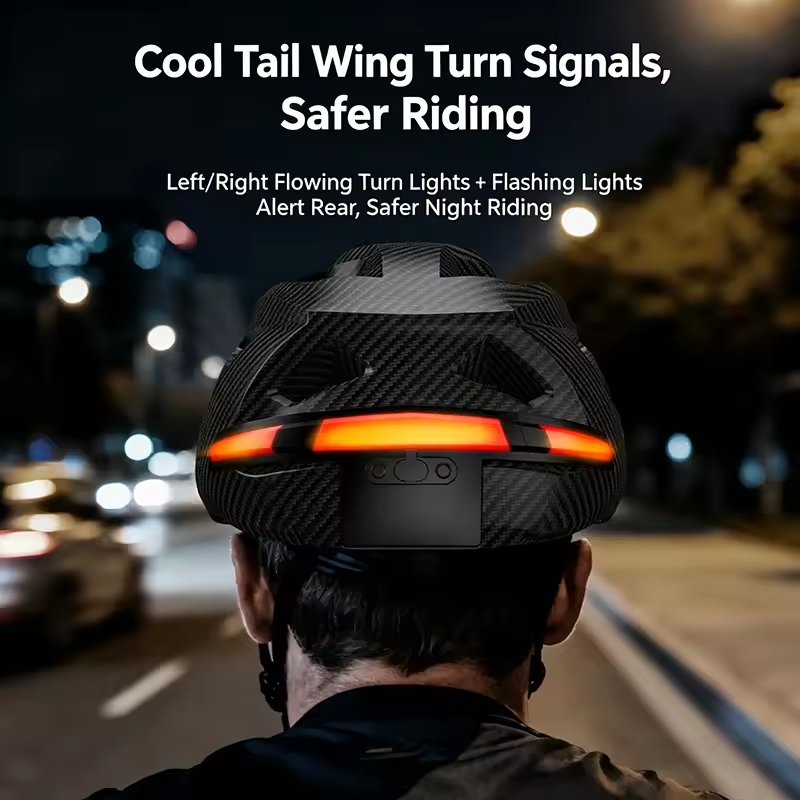 كاميرا خوذة الدراجة الذكية K62 - مراجعة Bike Tail Light With Camera 1080P وسعره
