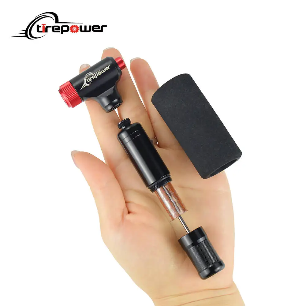 سبائك الألومنيوم CO2 دراجة مضخ - مراجعة Co2 Tire Inflator Bike Repair وسعره