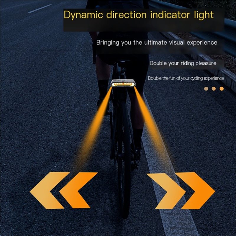 【خاص】ضوء خلفي للدراجة مع إشارة - مراجعة Turn Signal Bike Light Wireless Remote وسعره