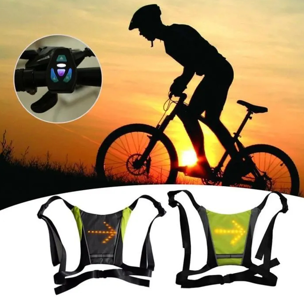 سترة إشارة انعطاف LED قابلة لل - مراجعة Reflective Cycling Vest High Visibility وسعره