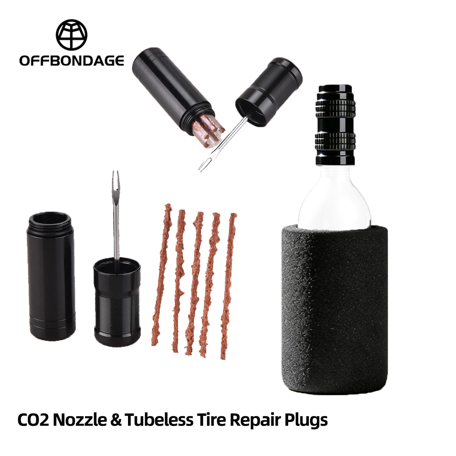 مضخة هواء للدراجات مع طقم إصلا - مراجعة Co2 Tire Inflator Bike Repair وسعره