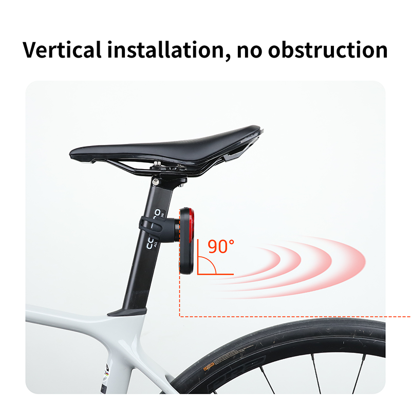    ضوء خلفي ذكي للدراجة COOSP - مراجعة Cycling Radar Tail Light Rear Warning وسعره