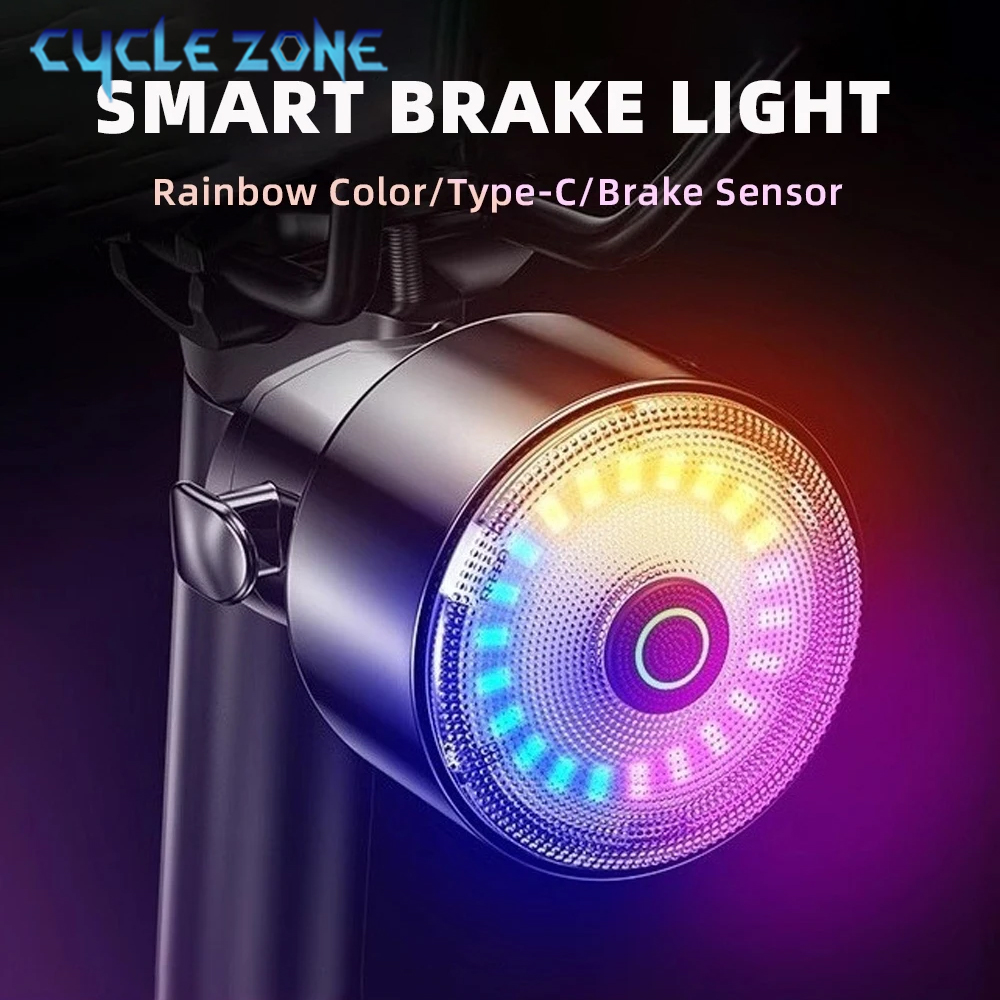 ضوء خلفي للدراجة مع مستشعر ذكي - مراجعة Smart Bike Brake Sensor Rear Light وسعره