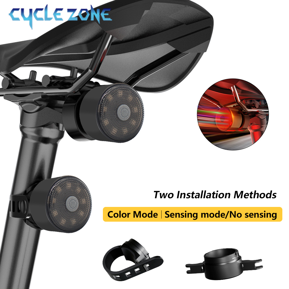 ضوء خلفي للدراجة مع مستشعر ذكي - مراجعة Smart Bike Brake Sensor Rear Light وسعره