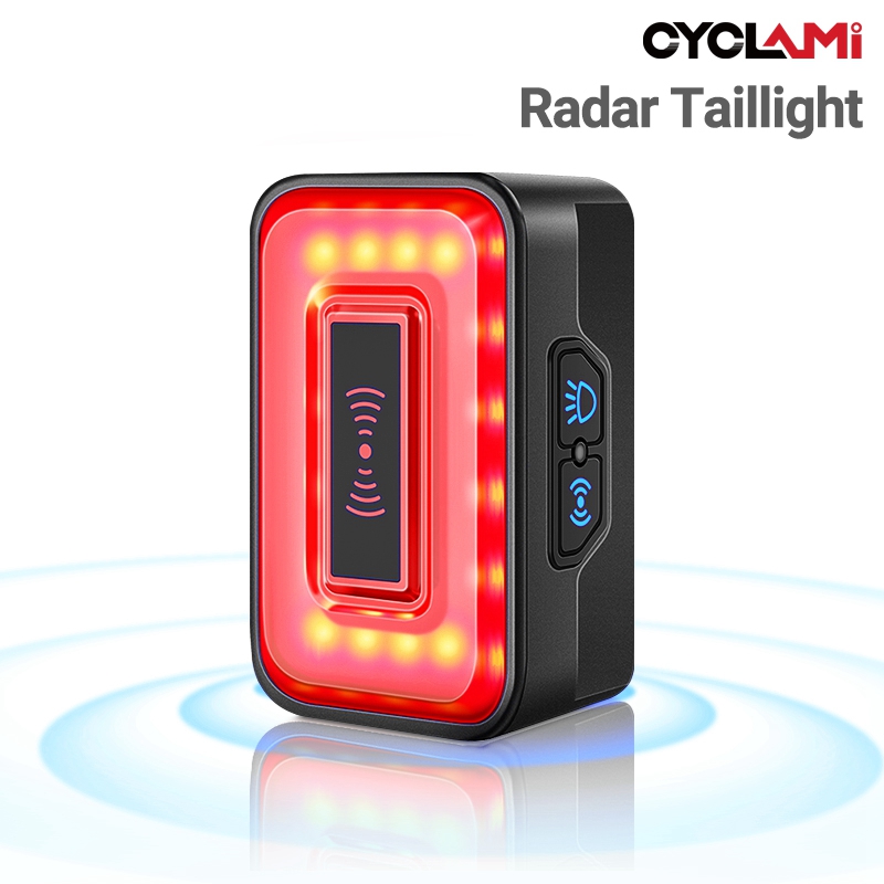CYCLAMI دراجة ذكي الرادار الذي - مراجعة Cycling Radar Tail Light Rear Warning وسعره