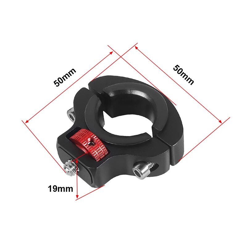 دراجة نارية دراجة المقود حامل  - مراجعة Action Camera Bike Mount Aluminum وسعره
