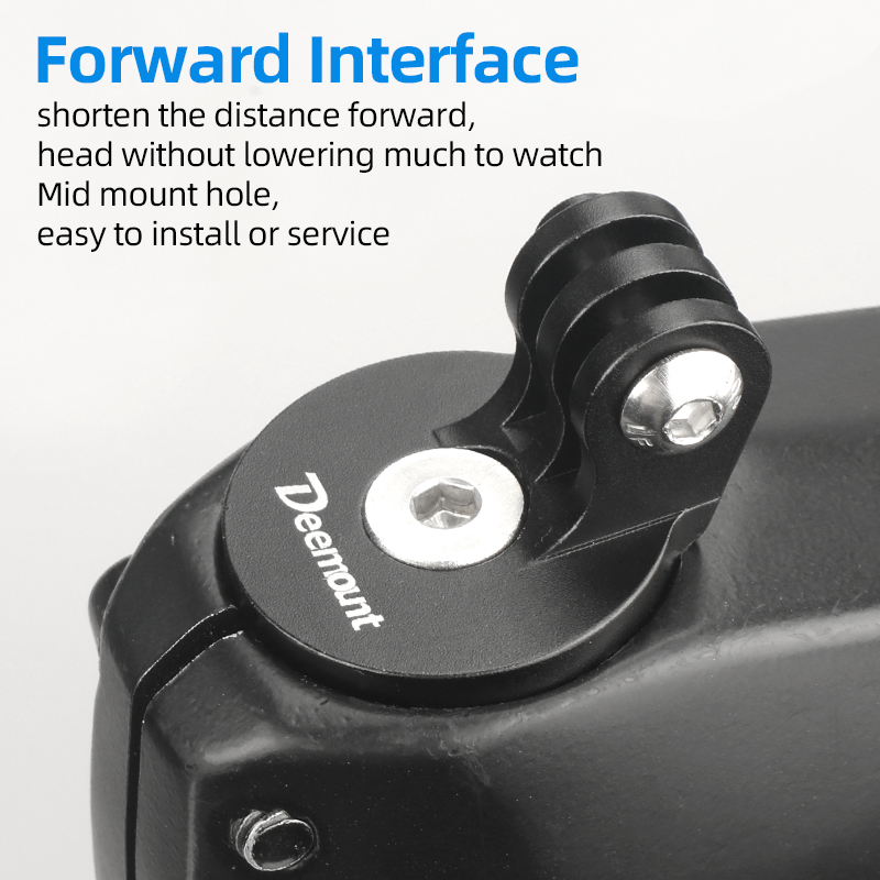 دراجة 28.6 مللي متر سماعة رأس  - مراجعة Action Camera Bike Mount Aluminum وسعره