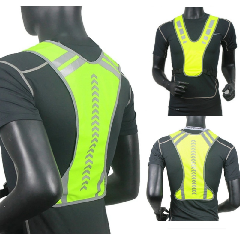 سترة مرورية عاكسة للضوء للدراج - مراجعة Reflective Cycling Vest High Visibility وسعره