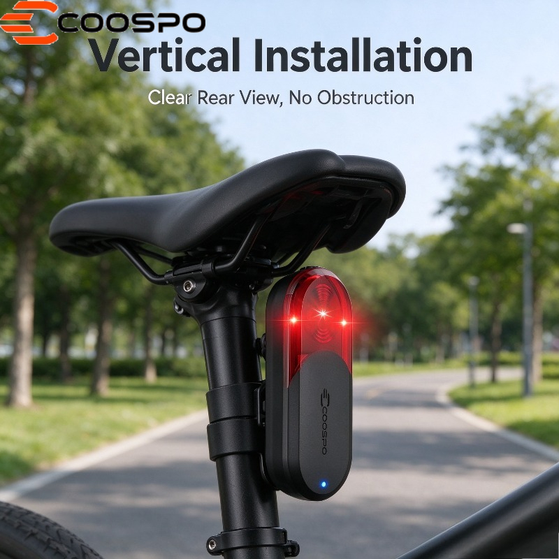 مصباح خلفي ذكي للدراجات من نوع - مراجعة Cycling Radar Tail Light Rear Warning وسعره