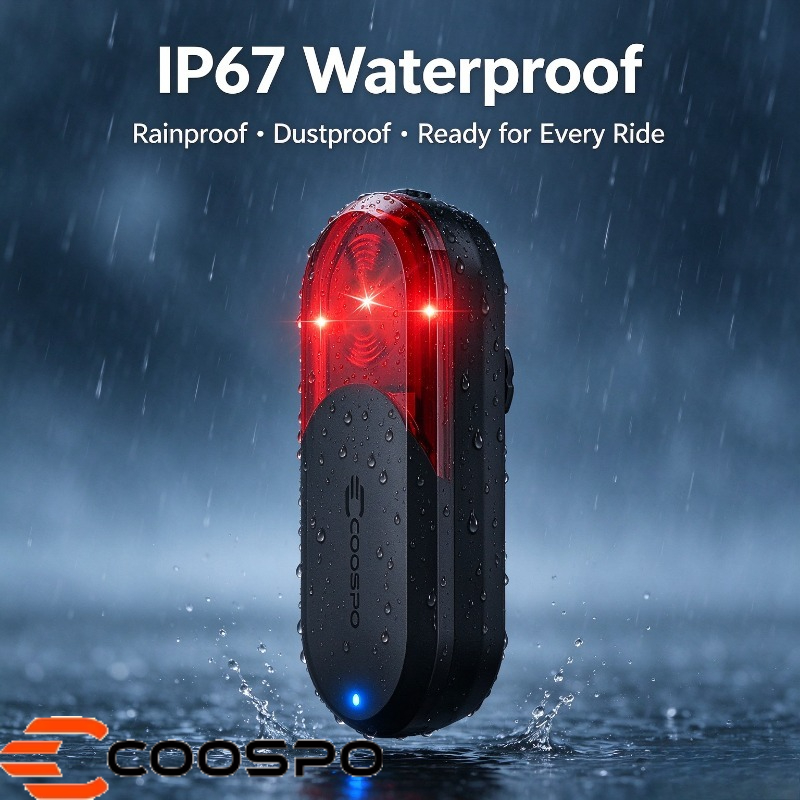 مصباح خلفي ذكي للدراجات من نوع - مراجعة Cycling Radar Tail Light Rear Warning وسعره