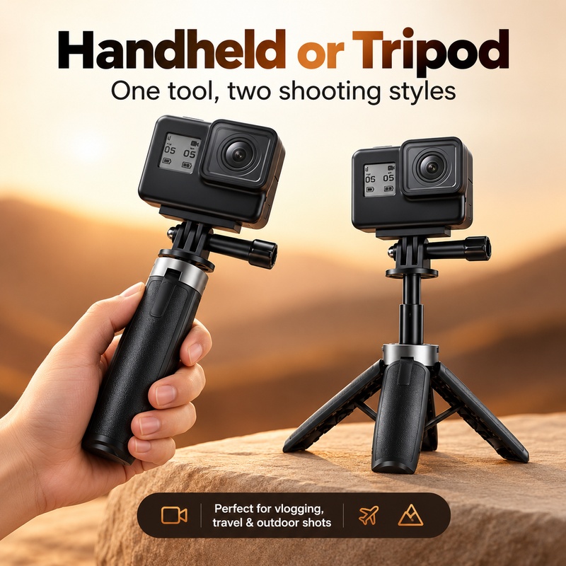 حامل ثلاثي القوائم X30 متوافق  - مراجعة Action Camera Bike Mount Aluminum وسعره