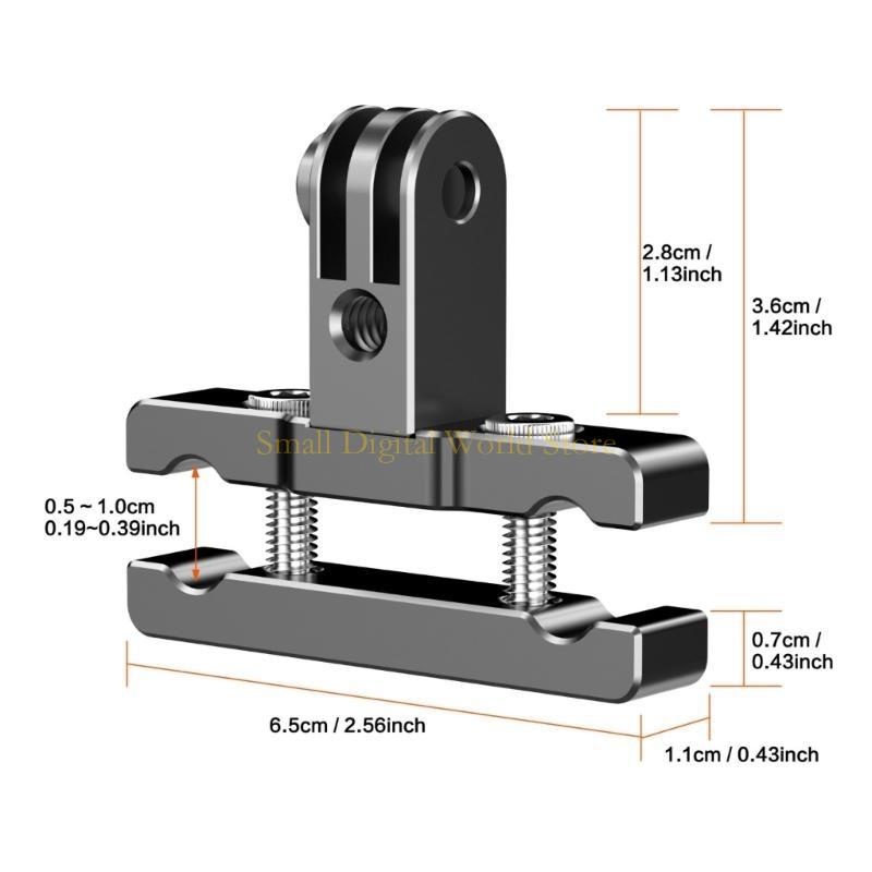 حامل دعم الدراجات الآمن للدراج - مراجعة Action Camera Bike Mount Aluminum وسعره