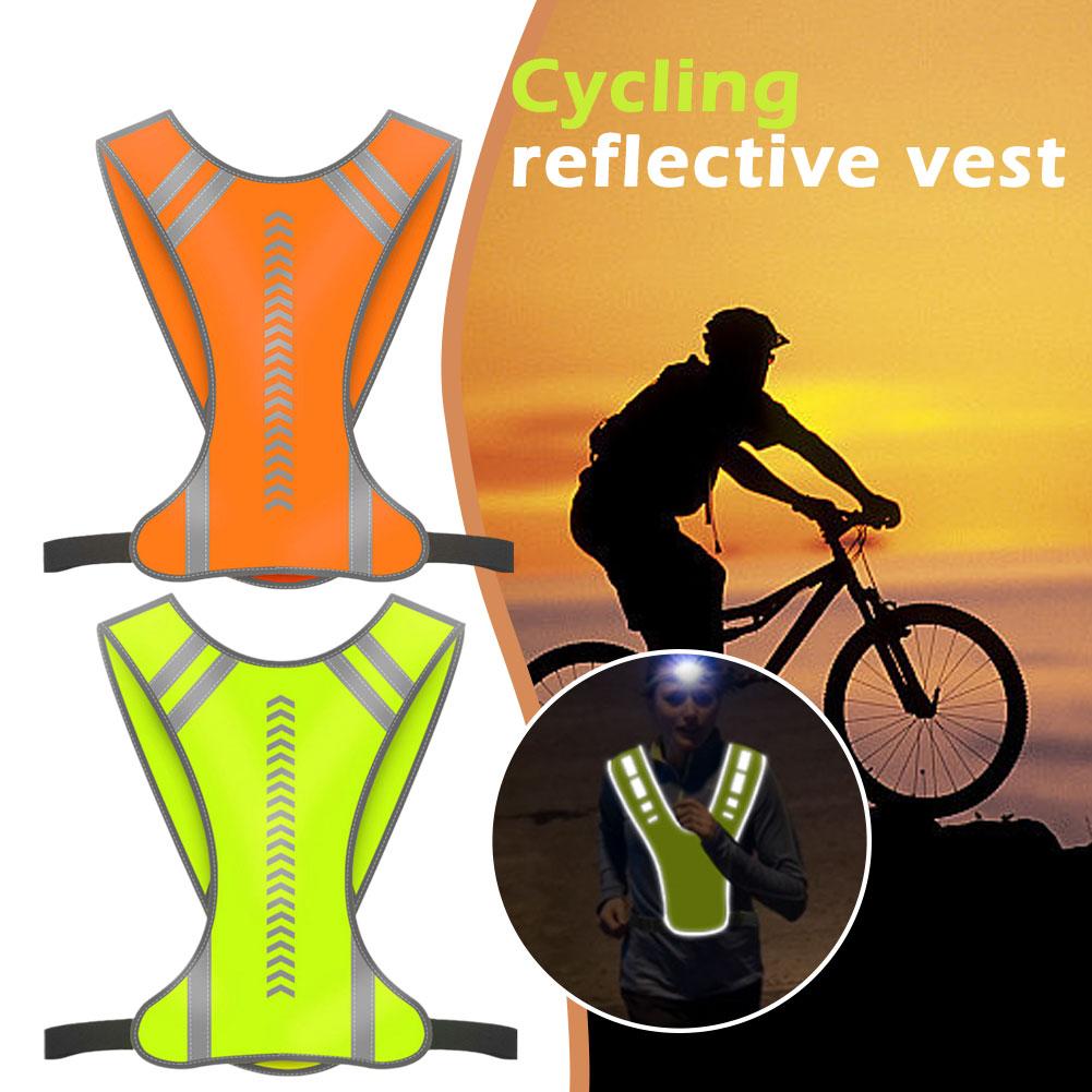 وضوح عالية السلامة تسليط الضوء - مراجعة Reflective Cycling Vest High Visibility وسعره