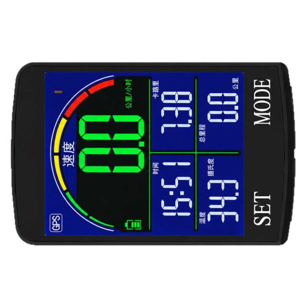 جهاز كمبيوتر لاسلكي للدراجات م - مراجعة Cycling Computer Gps Wireless Color Screen وسعره
