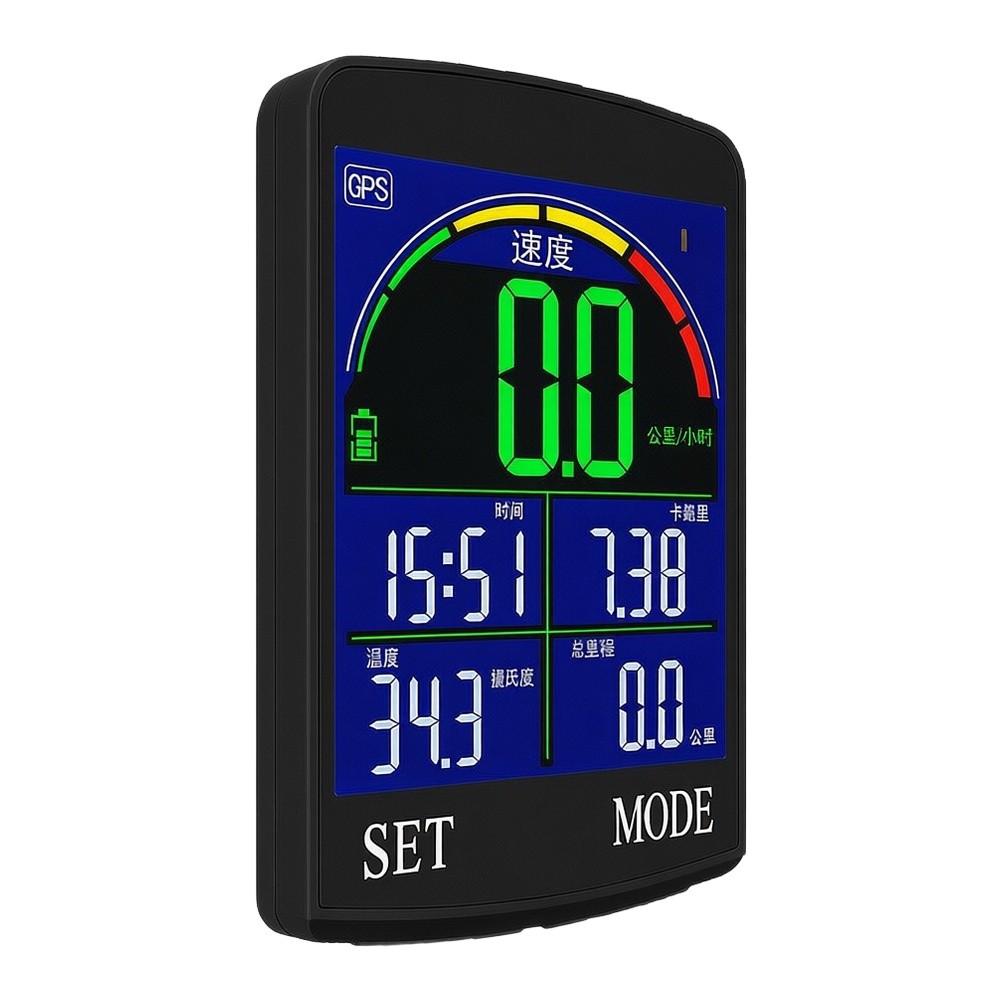 جهاز كمبيوتر لاسلكي للدراجات م - مراجعة Cycling Computer Gps Wireless Color Screen وسعره