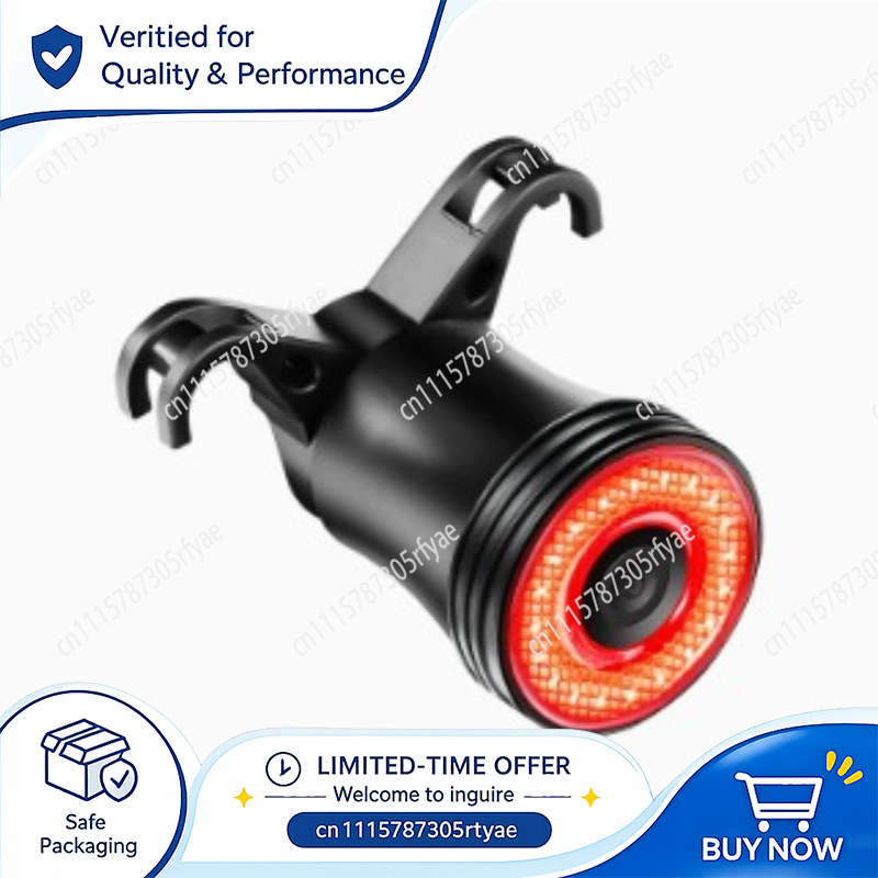 ضوء خلفي ذكي للدراجات مع مستشع - مراجعة Smart Bike Brake Sensor Rear Light وسعره