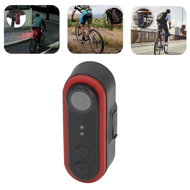 ضوء خلفي للدراجة CGDS مع كامير - مراجعة Bike Tail Light With Camera 1080P وسعره