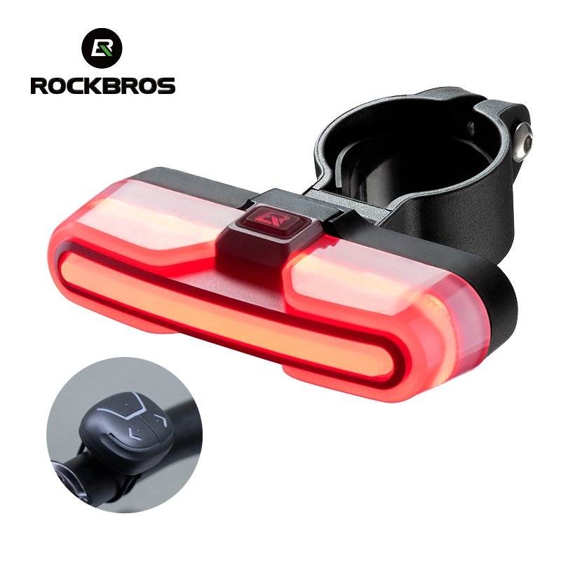 ROCKBROS دراجة الذكية الضوء ال - مراجعة Smart Bike Brake Sensor Rear Light وسعره