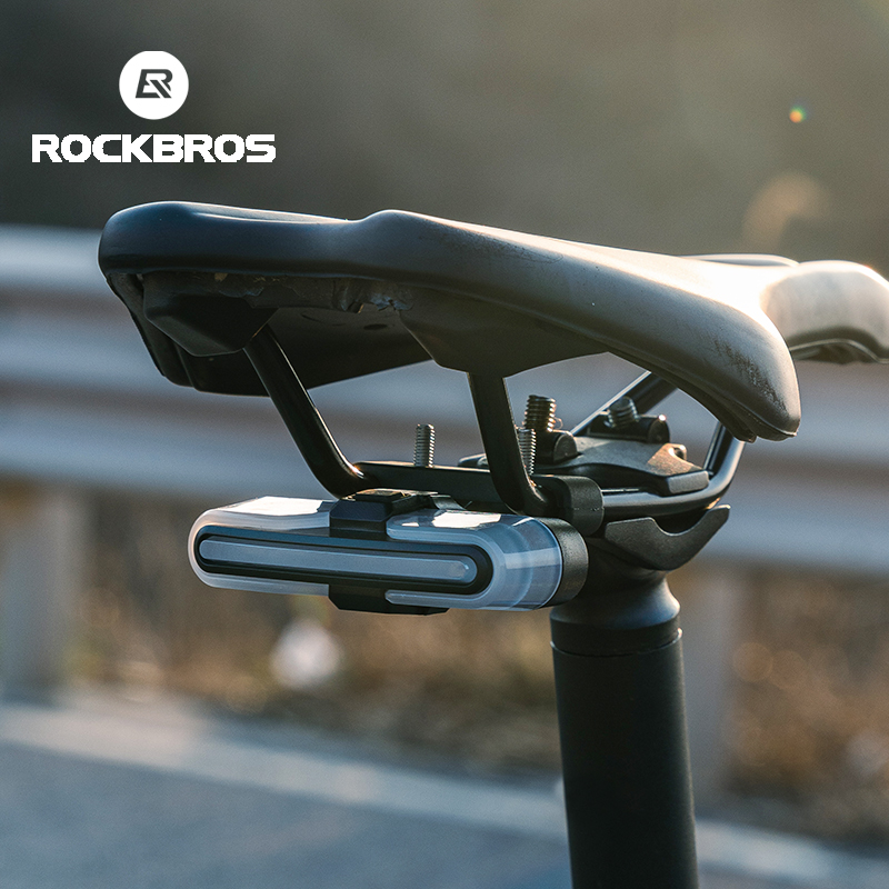 ROCKBROS دراجة الذكية الضوء ال - مراجعة Smart Bike Brake Sensor Rear Light وسعره
