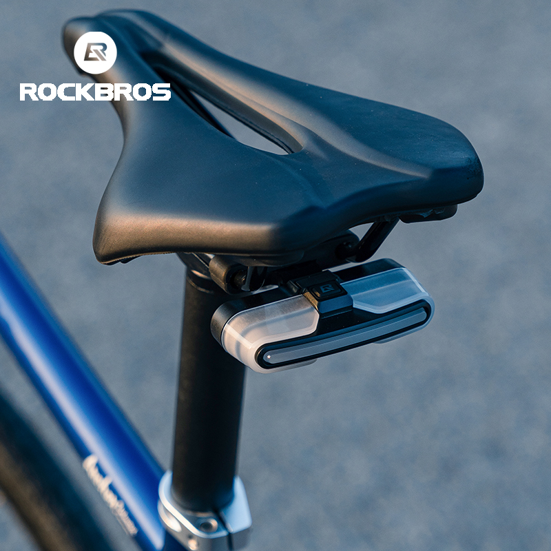 ROCKBROS دراجة الذكية الضوء ال - مراجعة Smart Bike Brake Sensor Rear Light وسعره