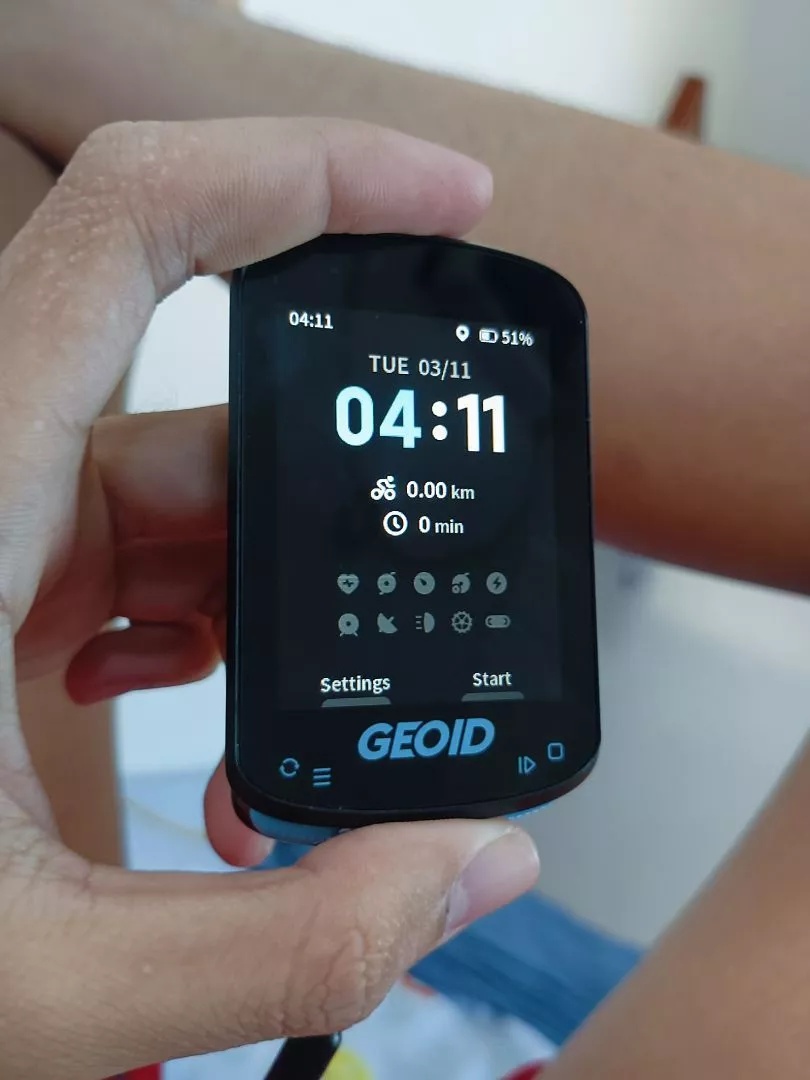 Geoid CC600 دراجة الكمبيوتر شا - مراجعة Cycling Computer Gps Wireless Color Screen وسعره