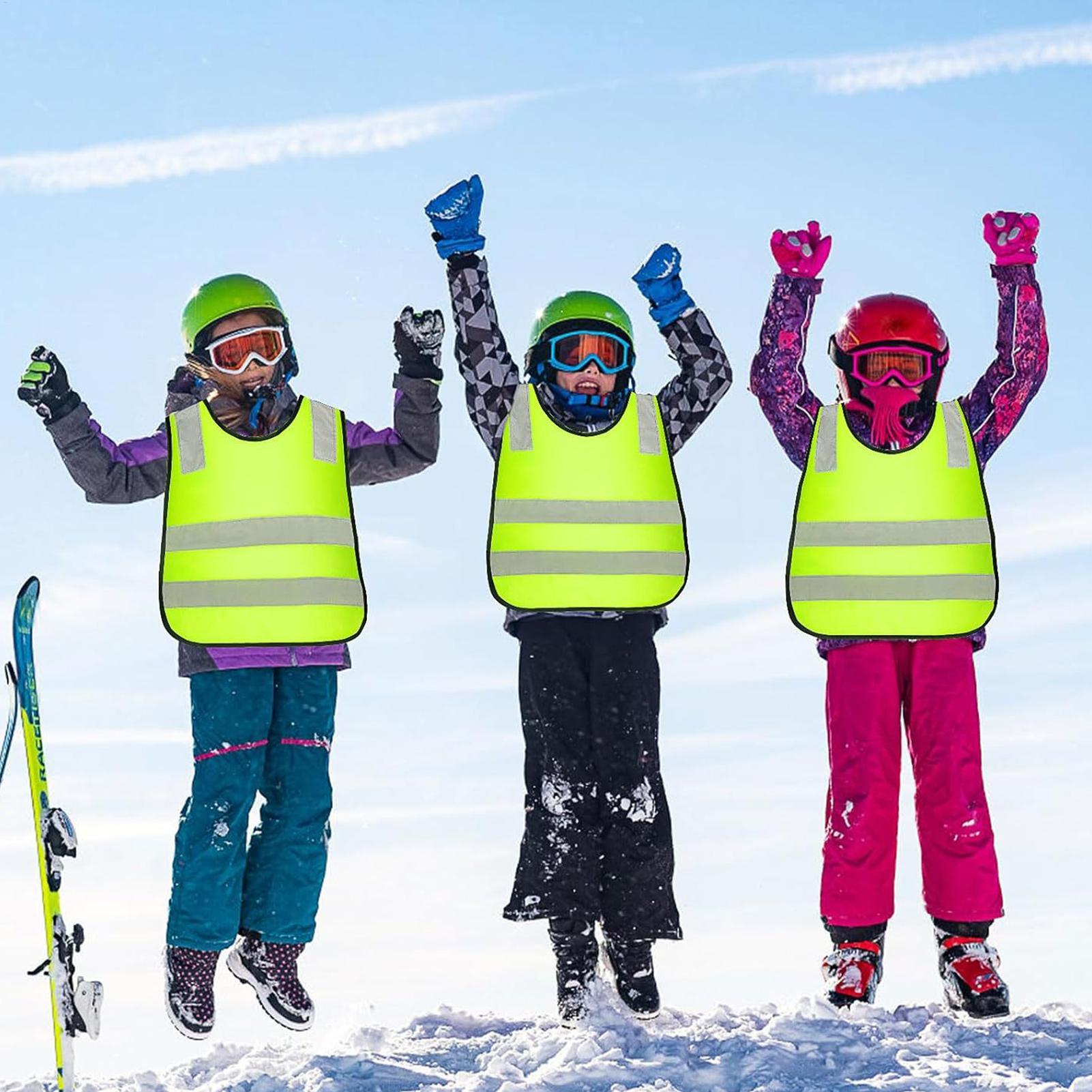 سترة عاكسة للأطفال 10 قطع ملاب - مراجعة Reflective Cycling Vest High Visibility وسعره