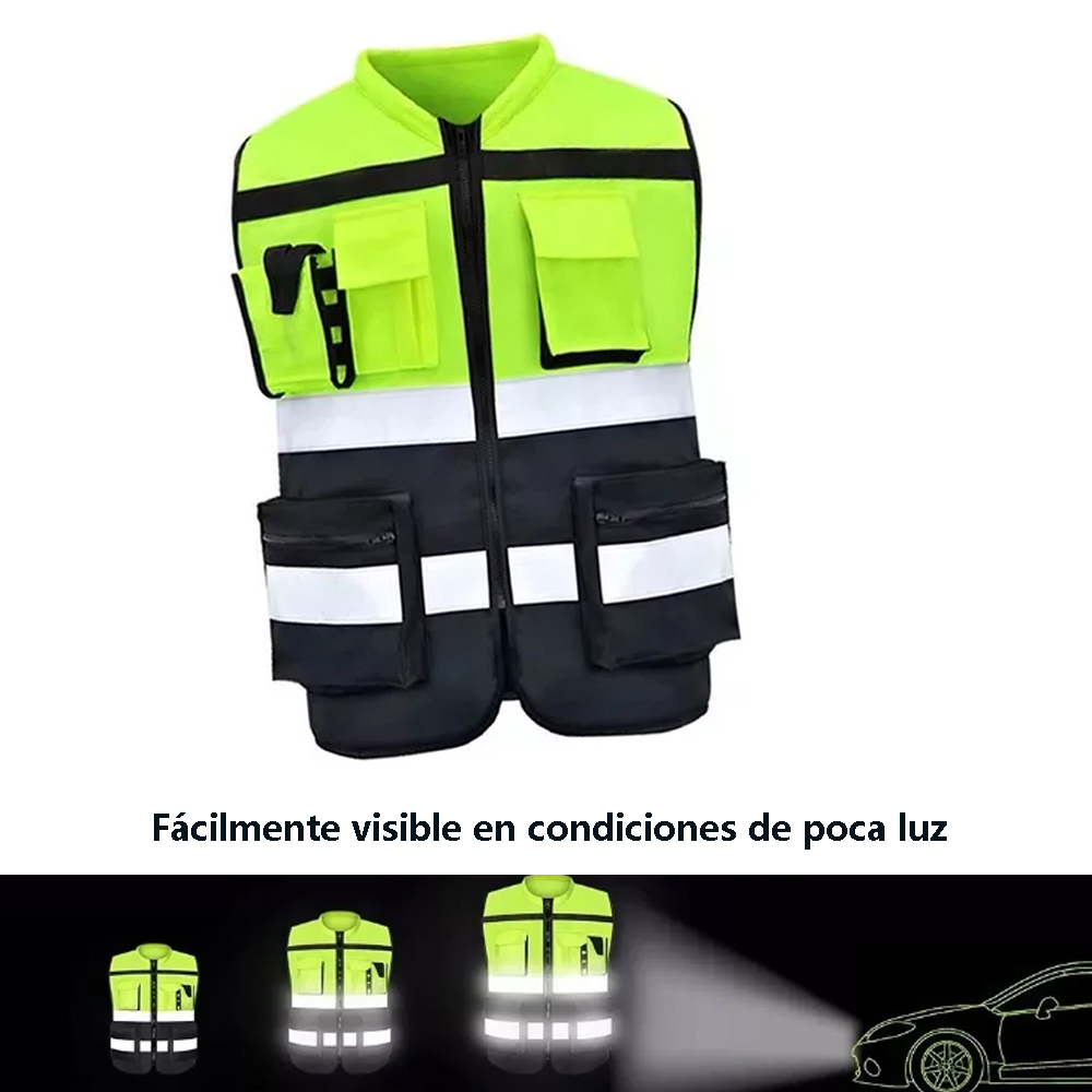 سترة أمان عاكسة صفراء عالية ال - مراجعة Reflective Cycling Vest High Visibility وسعره