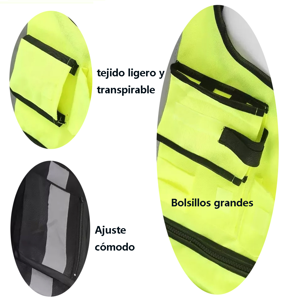 سترة أمان عاكسة صفراء عالية ال - مراجعة Reflective Cycling Vest High Visibility وسعره