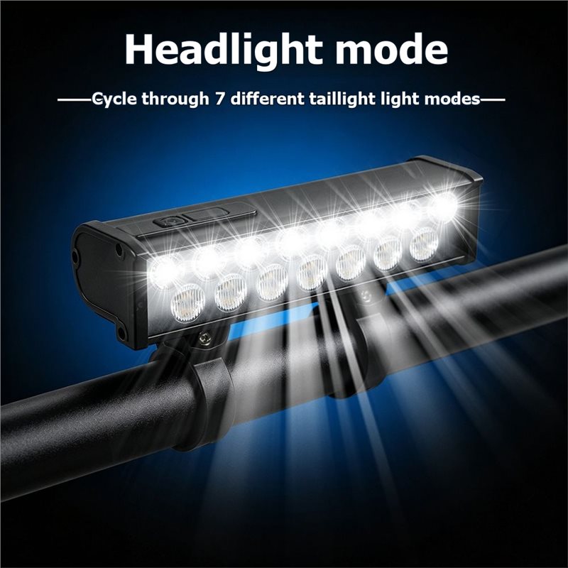 مجموعة إضاءة الدراجة A89E، 200 - مراجعة Bike Headlight 2000 Lumens Rechargeable وسعره